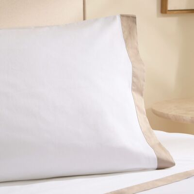 El Corte Inglés Funda de almohada algodón satén Avenue. (Set de 2 fundas 50 x 80 cm) Topo El Corte Inglés Funda de almohada algodón satén Avenue. (Set de 2 fundas 50 x 80 cm) Topo