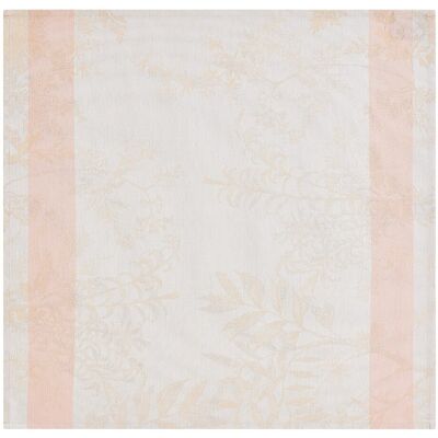 Le Jacquard FranÇais Servilleta algodón Jardin D'Eden . (55 x 55 cm) Rosa claro Le Jacquard FranÇais Servilleta algodón Jardin D'Eden . (55 x 55 cm) Rosa claro