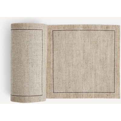 My Drap Rollo de 50 servilletas de cocktail Lino . (11 x 11 cm) Natural My Drap Rollo de 50 servilletas de cocktail Lino . (11 x 11 cm) Natural