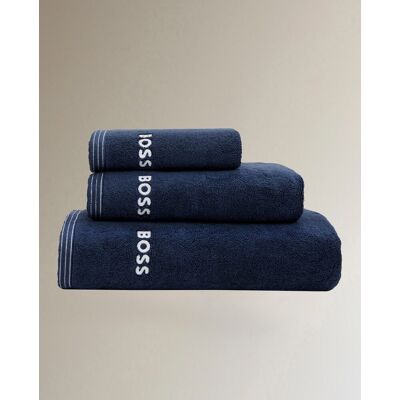 Boss Toalla de baño algodón 600 gr-m2 Edge. (Tocador) Azul Boss Toalla de baño algodón 600 gr-m2 Edge. (Tocador) Azul