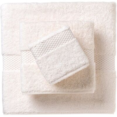 Yves Delorme Toalla de baño algodón y modal 700 gr-m² Etoile . (Baño) Crudo Yves Delorme Toalla de baño algodón y modal 700 gr-m² Etoile . (Baño) Crudo