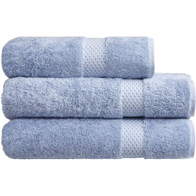 Yves Delorme Toalla de baño algodón y modal 700 gr-m² Etoile . (Baño) Azur Yves Delorme Toalla de baño algodón y modal 700 gr-m² Etoile . (Baño) Azur