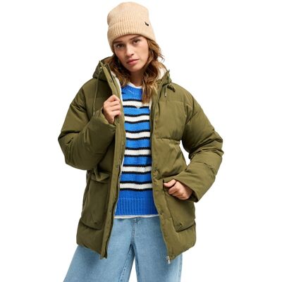 Roxy Abrigo acolchado con capucha de mujer Seaside Memories . Verde Roxy Abrigo acolchado con capucha de mujer Seaside Memories . Verde