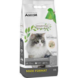 Essentiel Arena aglomerante Natural Carbón Activo para gatos. (15 L) Essentiel Arena aglomerante Natural Carbón Activo para gatos. (15 L)