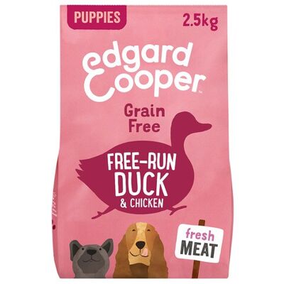 Edgard & Cooper Cachorro Fabuloso Sin Granos Pato y Pollo - 2,5 kg Edgard & Cooper Cachorro Fabuloso Sin Granos Pato y Pollo - 2,5 kg