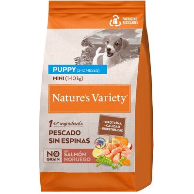 Nature's Variety No Grain Mini Puppy Salmón Noruego - Comida para perros Nature's Variety No Grain Mini Puppy Salmón Noruego - Comida para perros