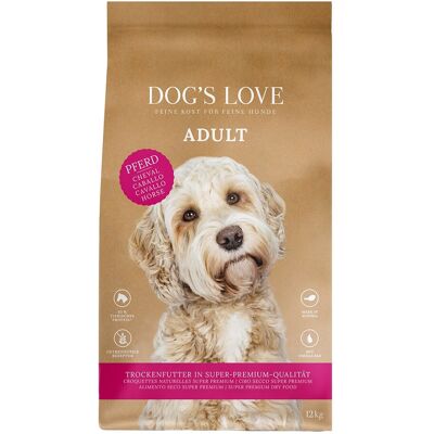 Dog's Love Caballo - Comida para perros sin cereales - 12kg Dog's Love Caballo - Comida para perros sin cereales - 12kg