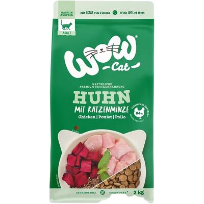 Wow Cat Pollo - Comida seca para gatos adultos - 2kg Wow Cat Pollo - Comida seca para gatos adultos - 2kg