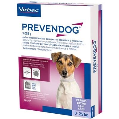 Prevendog 1,056 g collar medicamentoso para perros pequeños y medianos. (60 cm) Gris Prevendog 1,056 g collar medicamentoso para perros pequeños y medianos. (60 cm) Gris