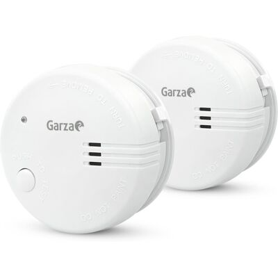 GARZA Detector humo mini (x2). Blanco GARZA Detector humo mini (x2). Blanco