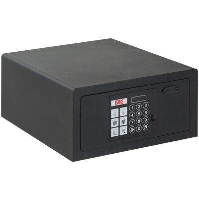 FAC Caja Fuerte Electrónica de Sobreponer Hotel. Negro FAC Caja Fuerte Electrónica de Sobreponer Hotel. Negro