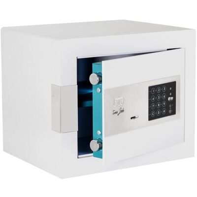 Btv Caja Fuerte de Sobreponer Jade E-27. Gris / Turquesa Btv Caja Fuerte de Sobreponer Jade E-27. Gris / Turquesa