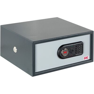 FAC 13026 Caja fuerte - 200x420x370mm, Electrónico + llave, 2 bulones FAC 13026 Caja fuerte - 200x420x370mm, Electrónico + llave, 2 bulones
