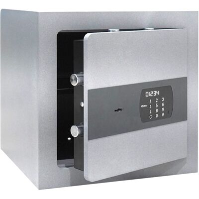 Btv Caja Fuerte Electrónica de Sobreponer Cuarzo E-40. Gris Btv Caja Fuerte Electrónica de Sobreponer Cuarzo E-40. Gris