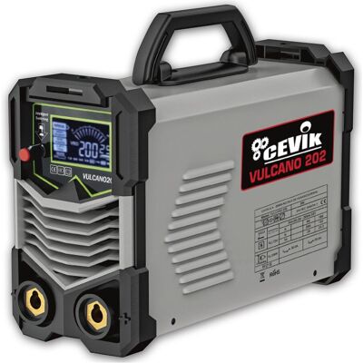 CEVIK Soldador Inverter 200 A CE-VULCANO 202. Blanco / Negro CEVIK Soldador Inverter 200 A CE-VULCANO 202. Blanco / Negro