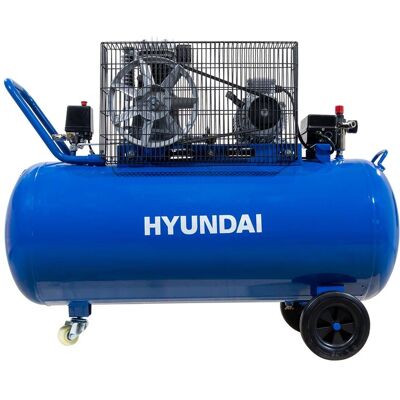Hyundai Compresor de Aire Profesional Trifásico 200 l 2,2 kW HYACB200-31T. Azul Hyundai Compresor de Aire Profesional Trifásico 200 l 2,2 kW HYACB200-31T. Azul