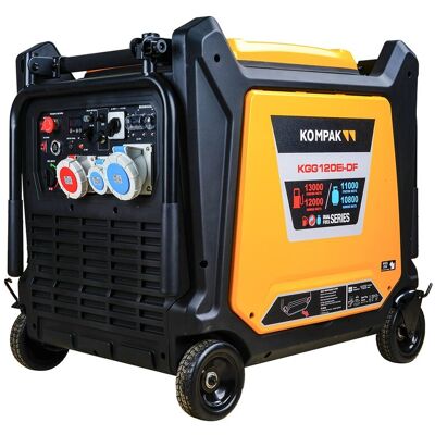 KOMPAK Generador Inverter Dual Fuel KGG120Ei-DF. Amarillo KOMPAK Generador Inverter Dual Fuel KGG120Ei-DF. Amarillo