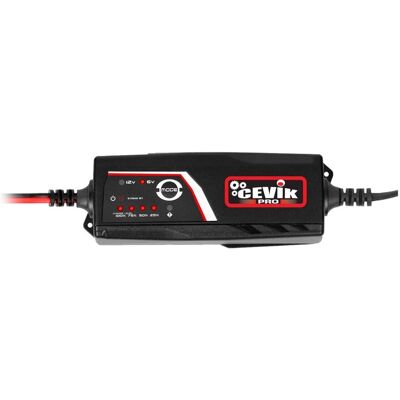 CEVIK Cargador de Batería 6-12 V-1.1 A. Negro CEVIK Cargador de Batería 6-12 V-1.1 A. Negro