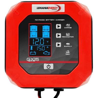 CEVIK PRO Cargador de Batería 12V 2A SP-GX15. Rojo CEVIK PRO Cargador de Batería 12V 2A SP-GX15. Rojo