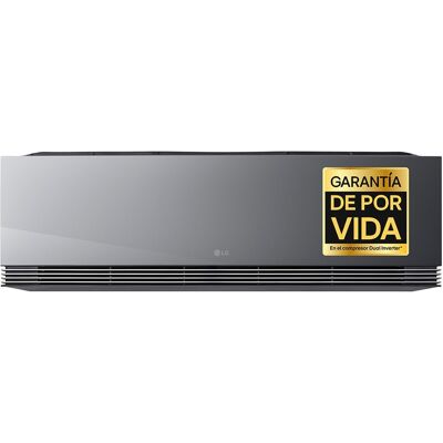 LG Aire acondicionado Split 1x1 Inverter con 3.010 frig-h y 3.440 kcal-h, WiFi - MIRROR12X.SET. Antracita espejo LG Aire acondicionado Split 1x1 Inverter con 3.010 frig-h y 3.440 kcal-h, WiFi - MIRROR12X.SET. Antracita espejo