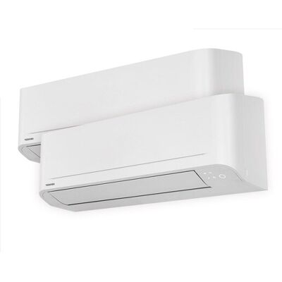 Toshiba Aire acondicionado Multisplit 2x1 con 2.838 frig-h + 3.612 Kcal-h - BASIC 13 + 16. Blanco Toshiba Aire acondicionado Multisplit 2x1 con 2.838 frig-h + 3.612 Kcal-h - BASIC 13 + 16. Blanco