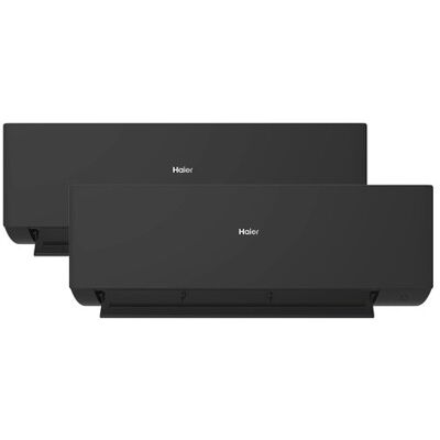 HAIER Aire acondicionado Multisplit 2x1 Inverter con 3.010 frig-h + 3.010 frig-h - Expert Negro 35+35-50. Negro HAIER Aire acondicionado Multisplit 2x1 Inverter con 3.010 frig-h + 3.010 frig-h - Expert Negro 35+35-50. Negro