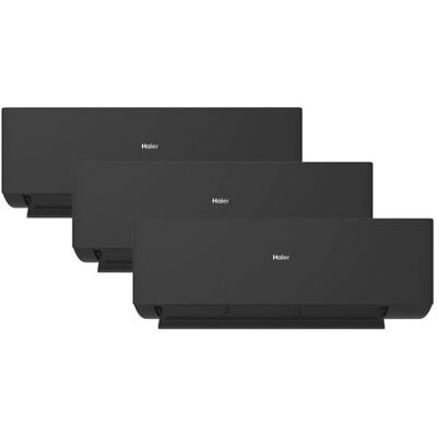 HAIER Aire acondicionado Multisplit 3x1 Inverter con 2.408 frig-h + 2.408 frig-h + 3.010 frig-h - Expert Negro 3. Negro HAIER Aire acondicionado Multisplit 3x1 Inverter con 2.408 frig-h + 2.408 frig-h + 3.010 frig-h - Expert Negro 3. Negro