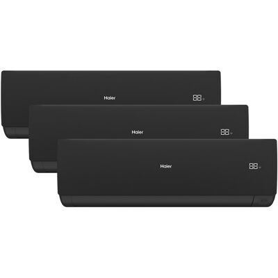 HAIER Aire acondicionado Multisplit 3x1 con 2.236 frig-h + 2.236 frig-h + 3.010 frig-h - Flexis S NG 3x1. Negro HAIER Aire acondicionado Multisplit 3x1 con 2.236 frig-h + 2.236 frig-h + 3.010 frig-h - Flexis S NG 3x1. Negro