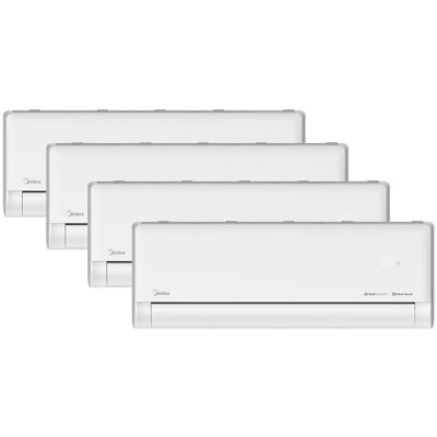 Midea Aire acondicionado Multisplit 4x1 Inverter con 2262 frig-h + 2262 frig-h + 3027 frig-h + 3027 frig-h - 4X1 10,5KW Sols. Blanco Midea Aire acondicionado Multisplit 4x1 Inverter con 2262 frig-h + 2262 frig-h + 3027 frig-h + 3027 frig-h - 4X1 10,5KW Sols. Blanco