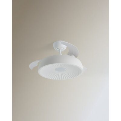 SULION Ventilador de techo con luz LED y motor DC Victoria . Blanco SULION Ventilador de techo con luz LED y motor DC Victoria . Blanco