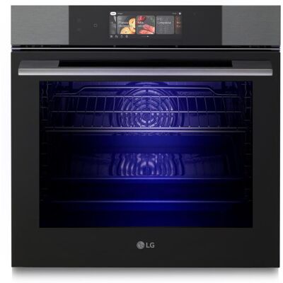 LG Horno multifunción Vapor asistido 76L A++ con sistema de limpieza Blue EasyClean. Acero negro LG Horno multifunción Vapor asistido 76L A++ con sistema de limpieza Blue EasyClean. Acero negro