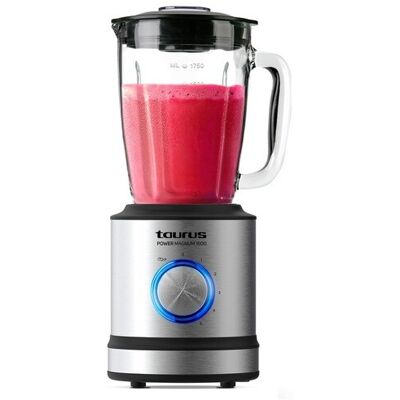 Taurus Batidora de vaso Power Magnum 1600 con 1,75 litros de capacidad. Inox Taurus Batidora de vaso Power Magnum 1600 con 1,75 litros de capacidad. Inox