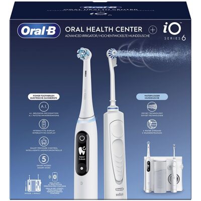 Cepillo eléctrico Oral-B iO6 & OxyJet y irrigador dental - Cepillo y Waterjet Cepillo eléctrico Oral-B iO6 & OxyJet y irrigador dental - Cepillo y Waterjet