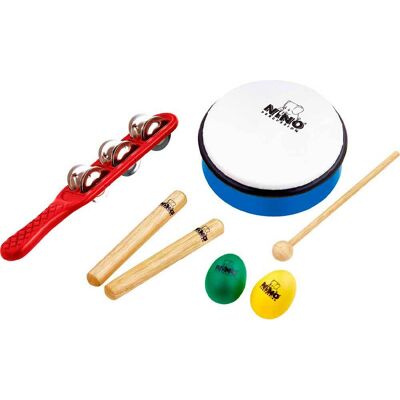 Nino Percussion Set de percusión NINOSET3. Multicolor Nino Percussion Set de percusión NINOSET3. Multicolor