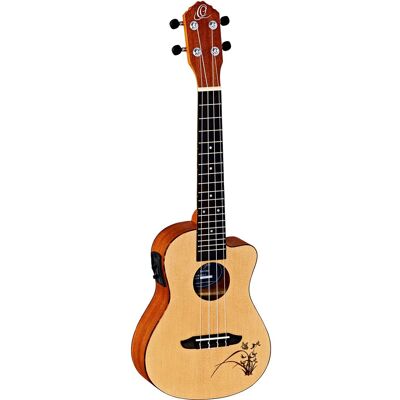Ortega Ukelele Electrificado Concierto RU5CE. Metálico Ortega Ukelele Electrificado Concierto RU5CE. Metálico