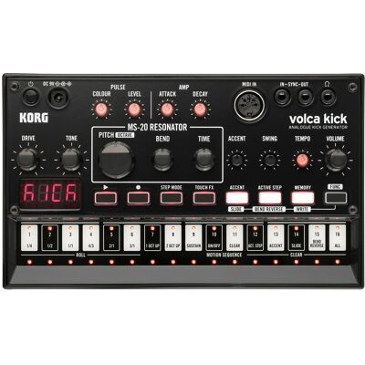 Korg Módulo Sintetizador Volca Kick. Negro Korg Módulo Sintetizador Volca Kick. Negro