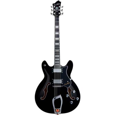Hagstrom Guitarra Eléctrica Hollowbody Viking BLK. Negro Hagstrom Guitarra Eléctrica Hollowbody Viking BLK. Negro