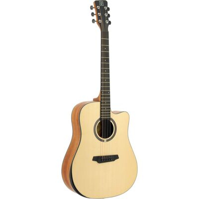 OQAN Guitarra electroacústica de 6 cuerdas Qga-100 Ce Solid Nat (Preamp). Natural OQAN Guitarra electroacústica de 6 cuerdas Qga-100 Ce Solid Nat (Preamp). Natural