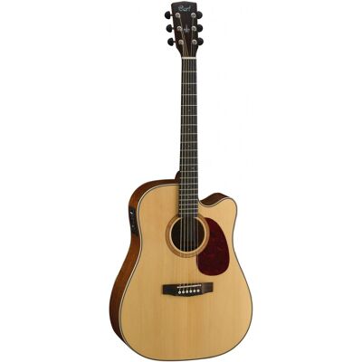 Cort Guitarra electroacústica de 6 cuerdas con Cutaway Mr710F Ns. Natural Cort Guitarra electroacústica de 6 cuerdas con Cutaway Mr710F Ns. Natural