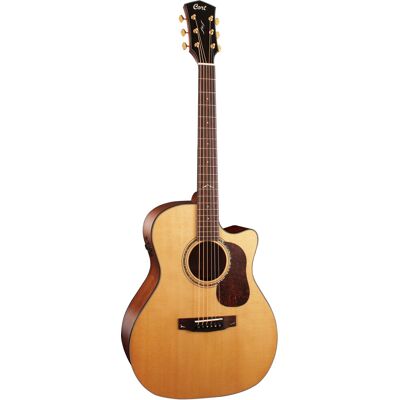 Cort Guitarra electroacústica de 6 cuerdas con Cutaway Gold-A6 Nat. Natural Cort Guitarra electroacústica de 6 cuerdas con Cutaway Gold-A6 Nat. Natural