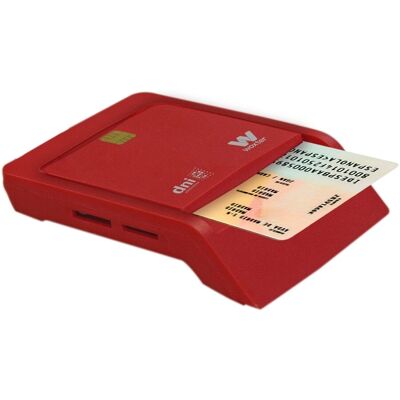 Woxter Lector DNI Electrónico Combo , Lector de tarjetas, USB, Rojo. Rojo Woxter Lector DNI Electrónico Combo , Lector de tarjetas, USB, Rojo. Rojo