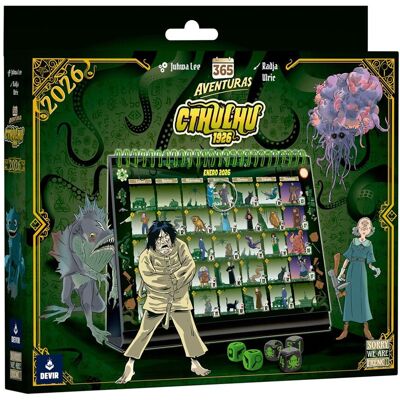Devir Tablero Calendario 365 Adventures Cthulhu . Verde Devir Tablero Calendario 365 Adventures Cthulhu . Verde