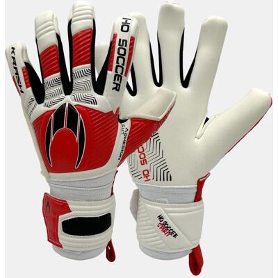 HO Soccer Guantes de portero de Adulto KRASH PREMIUM . (8) Blanco / Rojo HO Soccer Guantes de portero de Adulto KRASH PREMIUM . (8) Blanco / Rojo