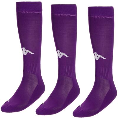 Kappa Medias de fútbol de niños Penao Pack de 3 . (23-26) Violeta Kappa Medias de fútbol de niños Penao Pack de 3 . (23-26) Violeta
