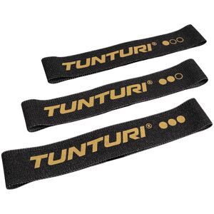 Tunturi Set de 3 bandas de resistencia Centuri Textil . Negro Tunturi Set de 3 bandas de resistencia Centuri Textil . Negro