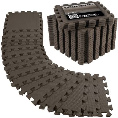 Unycos Esterilla de fitness puzzle protector de suelo de gimnasio . (20 piezas) Marrón Unycos Esterilla de fitness puzzle protector de suelo de gimnasio . (20 piezas) Marrón