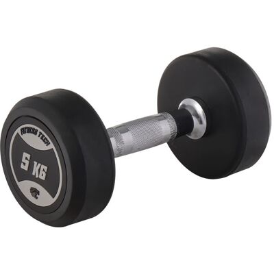 Fitness Tech Set de 2 mancuernas redondas uretano . (5 Kg) Negro Fitness Tech Set de 2 mancuernas redondas uretano . (5 Kg) Negro