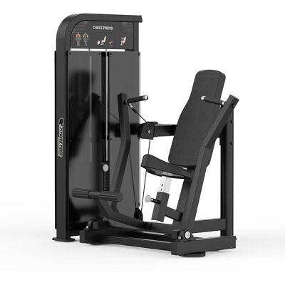 Fitness Tech Máquina press de pecho Compact Series . Negro Fitness Tech Máquina press de pecho Compact Series . Negro