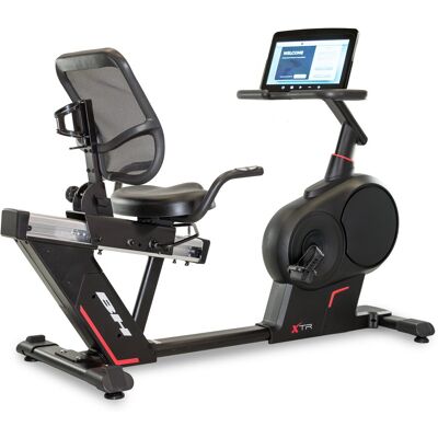 BH Fitness Bicicleta estática reclinada XTR Multimedia 16 H655TFT16 con envío gratis, montaje profesional opcional con cargo. Negro BH Fitness Bicicleta estática reclinada XTR Multimedia 16 H655TFT16 con envío gratis, montaje profesional opcional con cargo. Negro