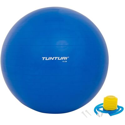 Balón de Gimnasia Tunturi - Azul - 75cm - Pelota de Ejercicio Balón de Gimnasia Tunturi - Azul - 75cm - Pelota de Ejercicio